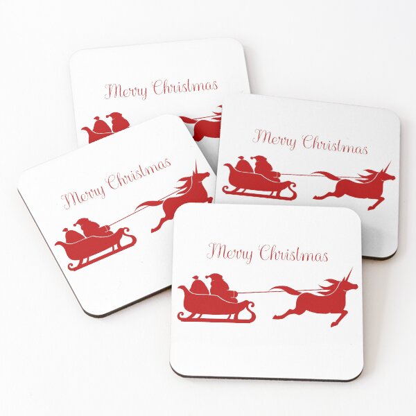 Item preview, Christmas Unicorn Sleigh designed and sold by stacree.