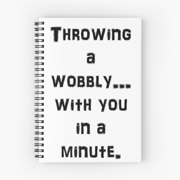 Item preview, Throwing a Wobbly Wordman Design designed and sold by Oak Mountain.