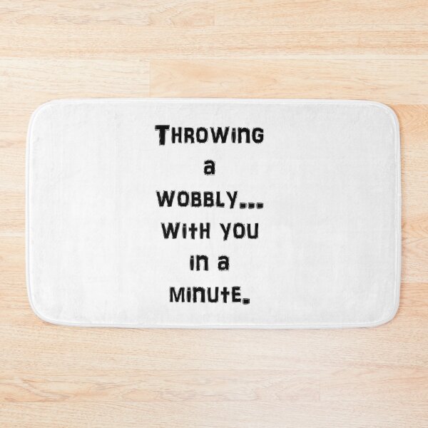 Item preview, Throwing a Wobbly Wordman Design designed and sold by Oak Mountain.