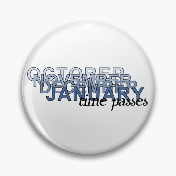 Item preview, Time Passes, with blue tint designed and sold by lookinpretty.