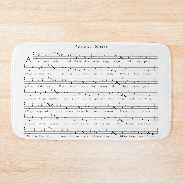 Item preview, Ave Maris Stella Chant (all verses) designed and sold by ktmime.
