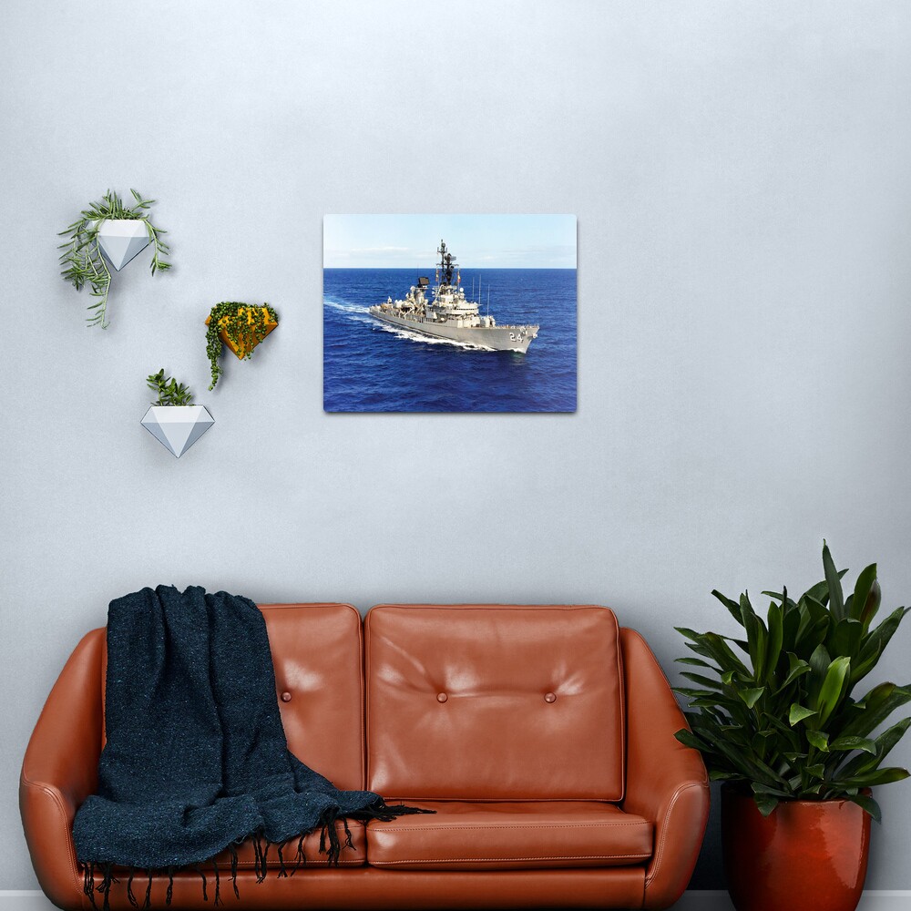 USS WADDELL (DDG-24) SHIP'S STORE Metal Print
