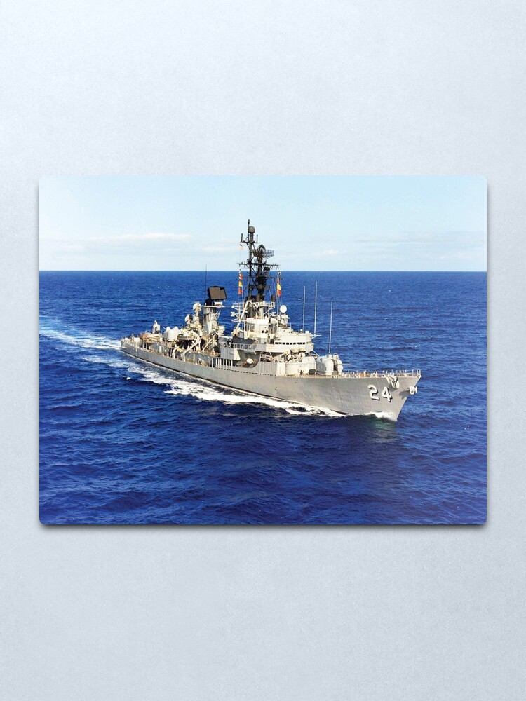 Alternate view of USS WADDELL (DDG-24) SHIP'S STORE Metal Print