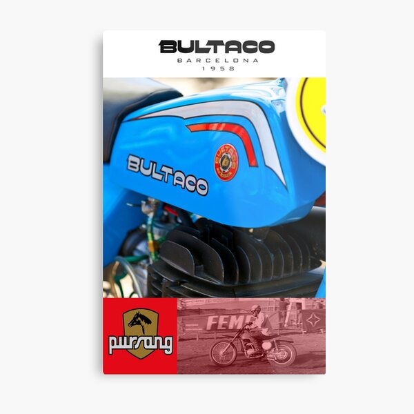 Bultaco Pursang Metal Print