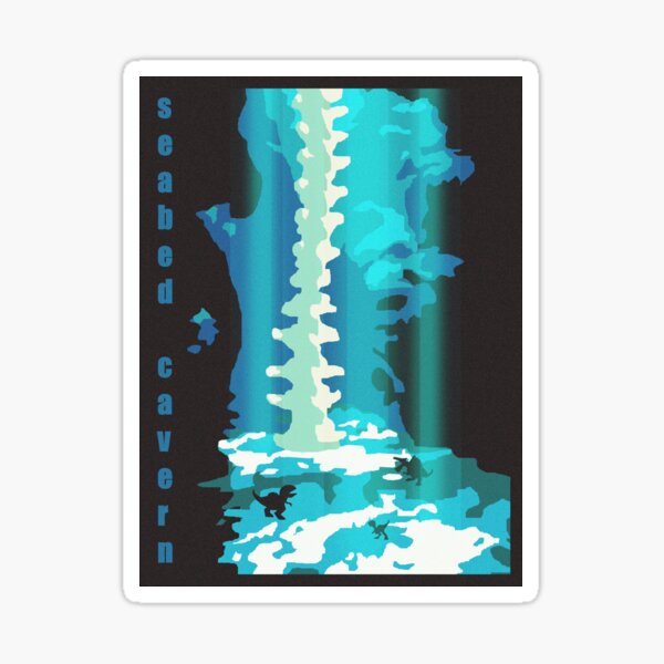 Vista previa del artículo con la obra «Visita la caverna de los fondos marinos», diseñado y vendido por AvatarMars.