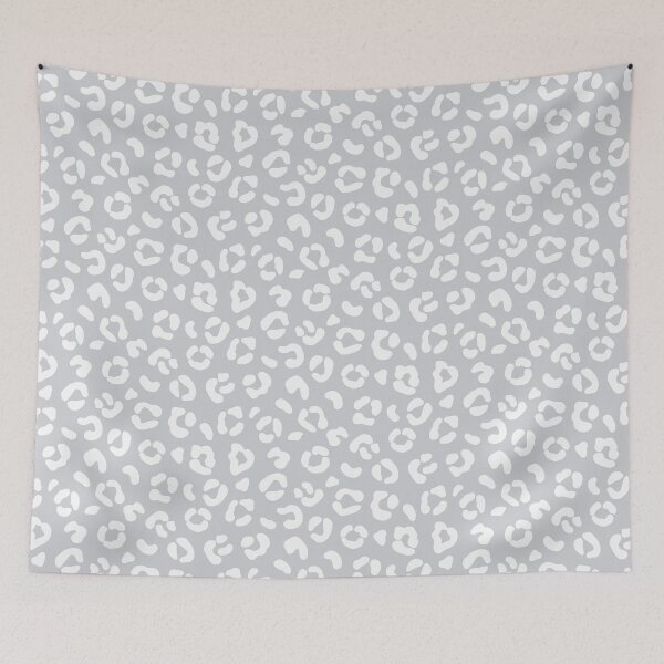 Item preview, Gray and White Leopard designed and sold by stephanydc.