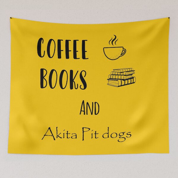 Artikelvorschau, Kaffeebücher und Akita Pit Dog entworfen und verkauft von amrmab.