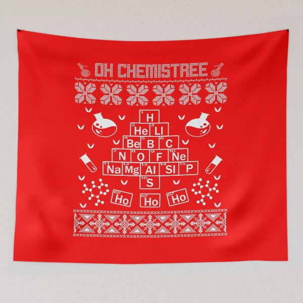 Item preview, Oh Chemistree Funny Chemistry Christmas Tree Ugly Sweater designed and sold by YueHeng Creates ⭐⭐⭐⭐⭐.
