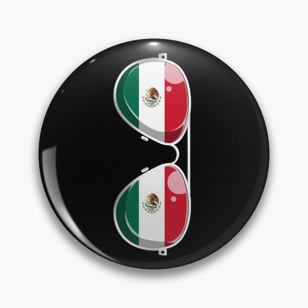 Artikelvorschau, Mexican Flag Aviators Hanging From Collar Mexico Lover Gear entworfen und verkauft von DynamicDesign.