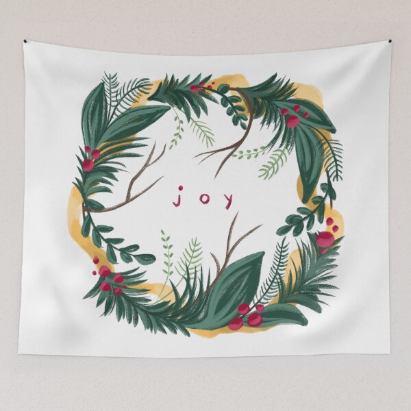 Item preview, Joy wreath designed and sold by carlygcreates.