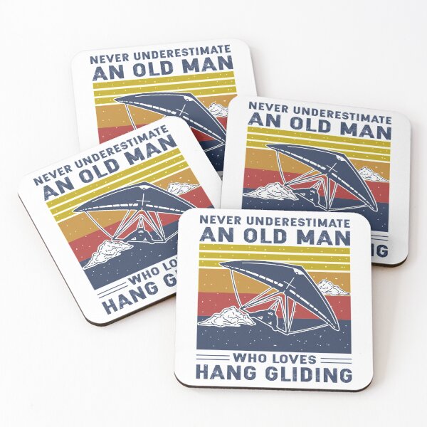 Item preview, Never underestimate an old man who loves hang gliding vintage designed and sold by chetme.