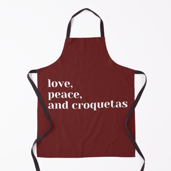 Item preview, Love Peace and Croquetas White designed and sold by Cubiches.