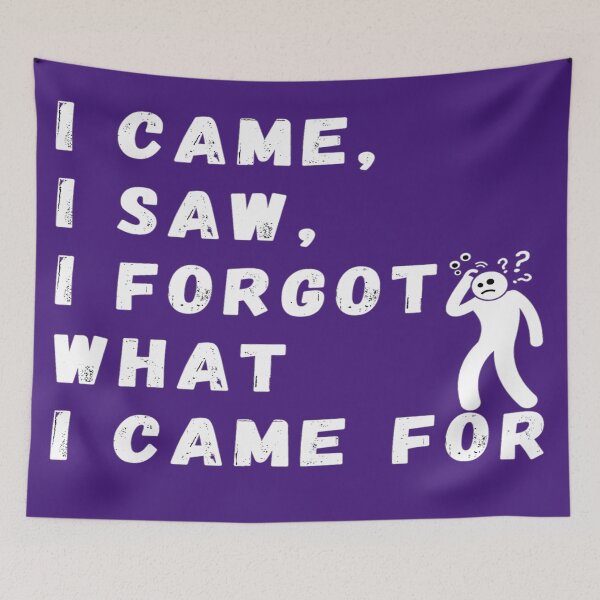Item preview, I Came, I Saw, I Forgot What I Came For T-Shirt Funny Birthday Gift ideas designed and sold by Aleekr1.