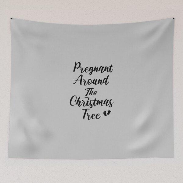 Item preview, Pregnant around the Christmas tree, merry Christmas,  designed and sold by zakariaben97.