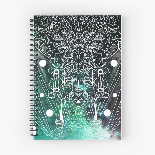 Item preview, alien in mictlan hell space pattern ecopop designed and sold by jorgelebeau.