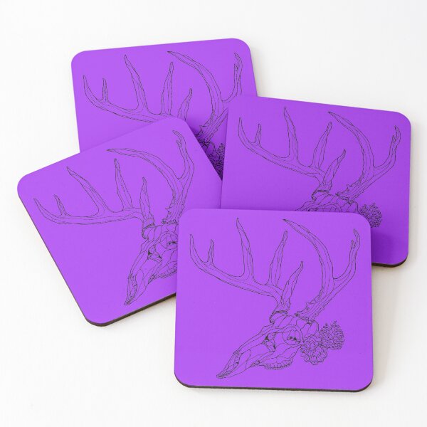 Item preview, Whitetail Buck Skull with Pine Cones designed and sold by TinkerandBone.