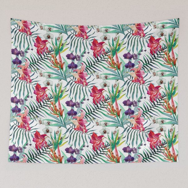 Item preview, Tropical Flowers and Leaves designed and sold by RaianasHome.