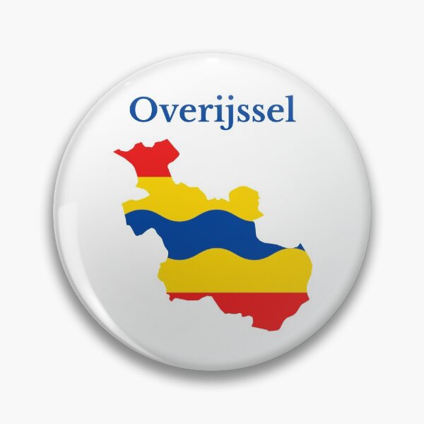 Item preview, Overijssel Province Map flag , Netherlands. designed and sold by marosharaf.
