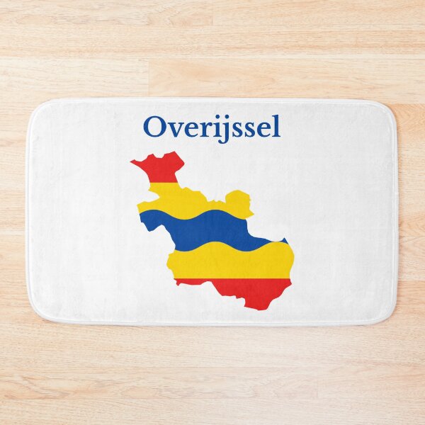 Item preview, Overijssel Province Map flag , Netherlands. designed and sold by marosharaf.