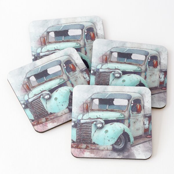 Item preview, Vintage American Pickup Truck. Step Side Tray. Watercolor designed and sold by shirtdan.