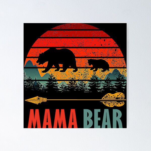 Item preview, retro vintage mama bear T-Shirt designed and sold by BamfordDB11.