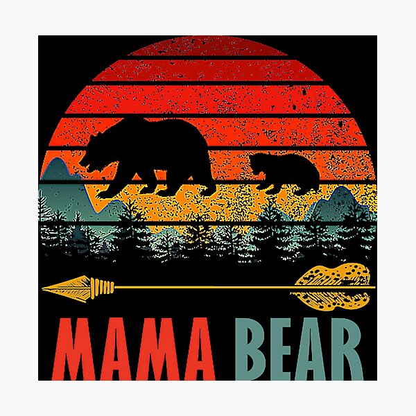 Item preview, retro vintage mama bear T-Shirt designed and sold by BamfordDB11.