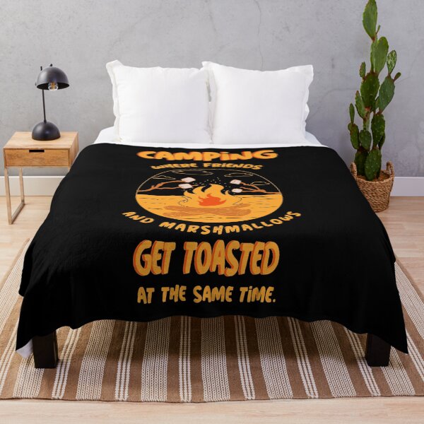 Item preview, Camping Where Friends and Marshmallows Get Toasted At The Same Time designed and sold by molamode.