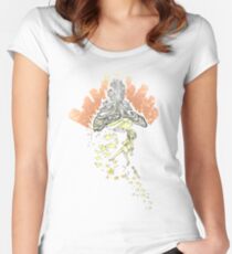 grown ups Women's Fitted Scoop T-Shirt