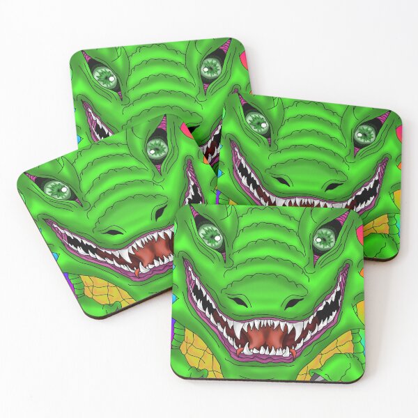 Item preview, Psychedelic dragon green designed and sold by KatyChristoff.