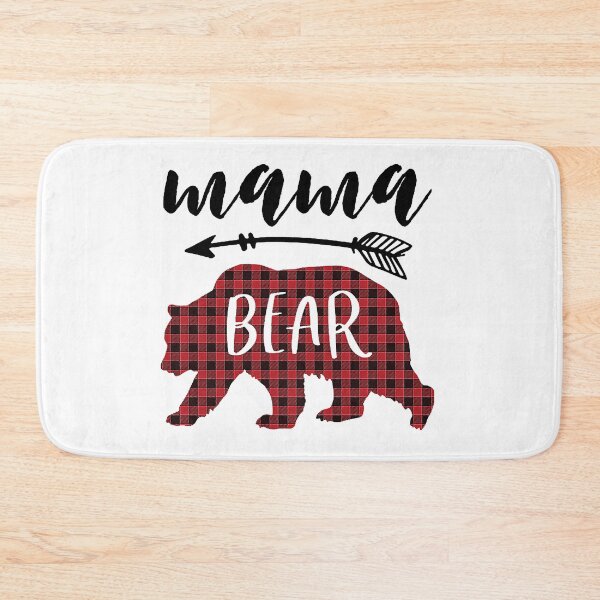Item preview, Mama Bear Buffalo Red Plaid Gift T-Shirt designed and sold by BamfordDB11.