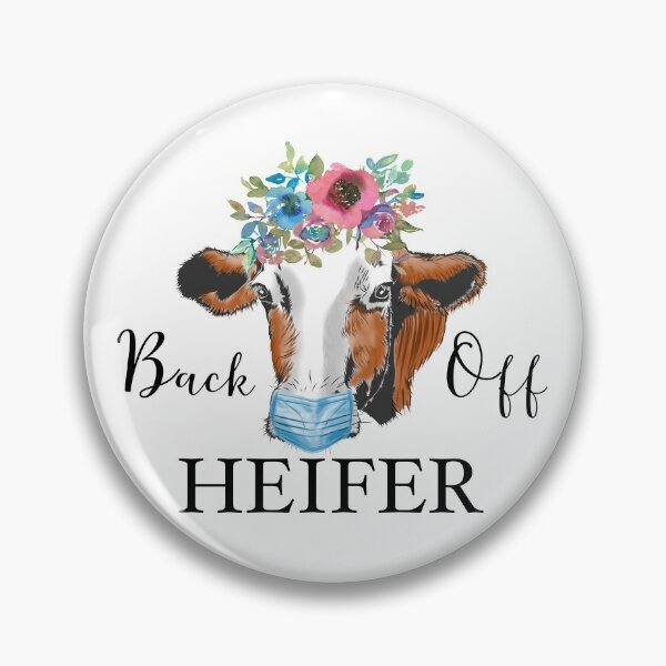 Item preview, Heifer Cow Back off Face Mask Design For Teeshirt or Sticker designed and sold by StickerArtwork.