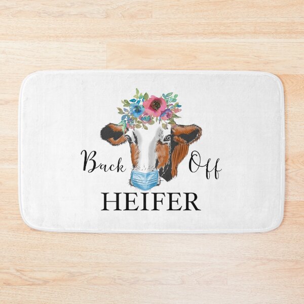 Item preview, Heifer Cow Back off Face Mask Design For Teeshirt or Sticker designed and sold by StickerArtwork.