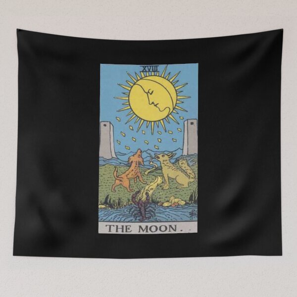 Item preview, Rider-Waite Tarot, The Moon designed and sold by kushynight.