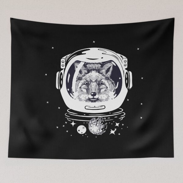 Item preview, Space Foxes In Spacesuit designed and sold by Kleon Seo.