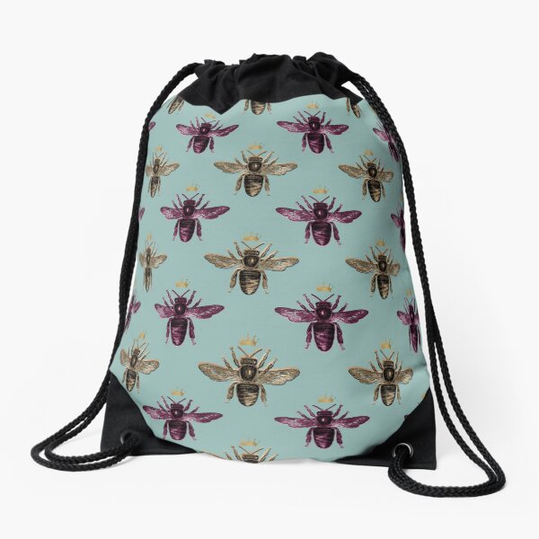 Queen Bee Drawstring Bag