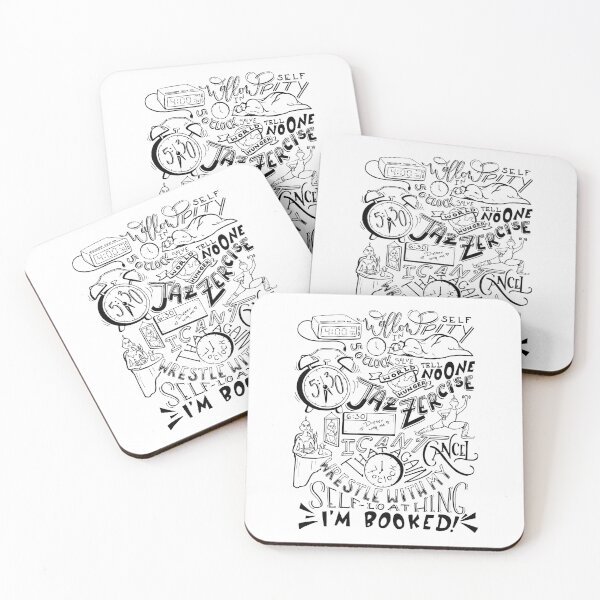 Item preview, The Grinch's Schedule (Black and White) designed and sold by catlashley.