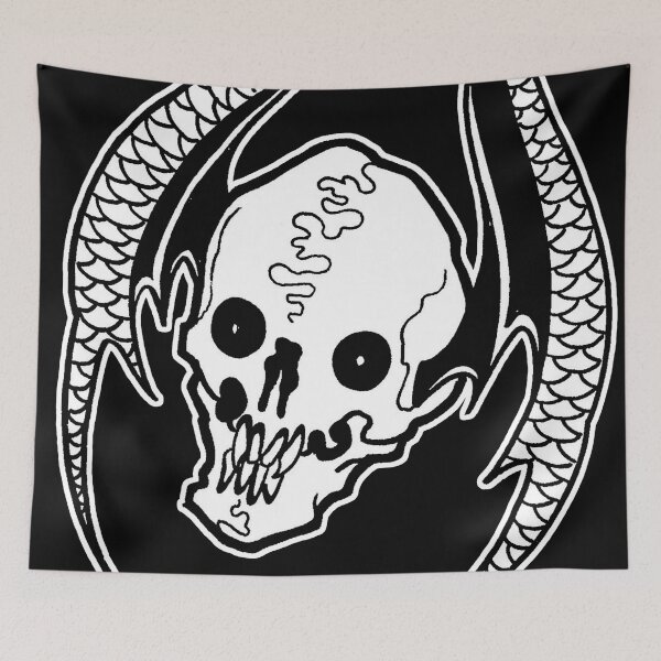 Item preview, Tattoo Skull with Bat Wings designed and sold by Greg Donchatz.