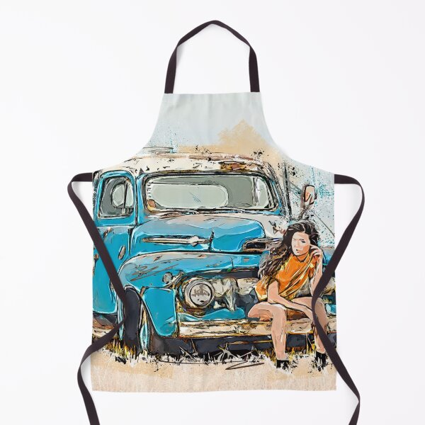 Item preview, Vintage American Pickup Truck. Watercolor. Illustration. designed and sold by shirtdan.