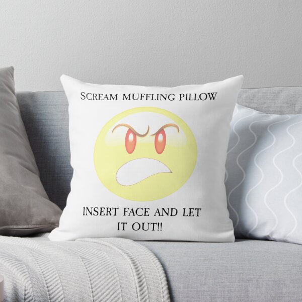 Scream Pillow | The Axe Shoppe Throw Pillow
