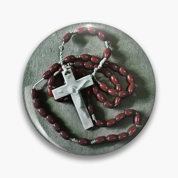 Item preview, Red Bead Crucifix  designed and sold by sandpiperstudio.
