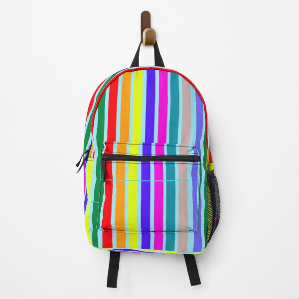 Item preview, Fun playful colorful stripes designed and sold by Rachel the Artist .