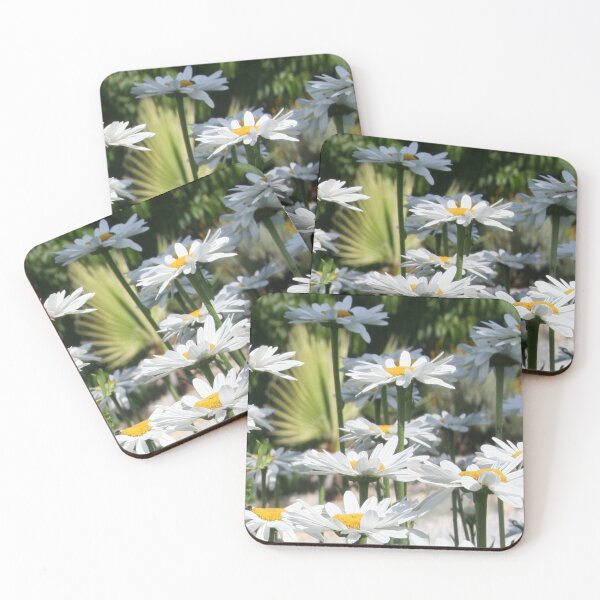 Item preview, A Garden of White Daisy Flowers Garden Photography designed and sold by taiche.