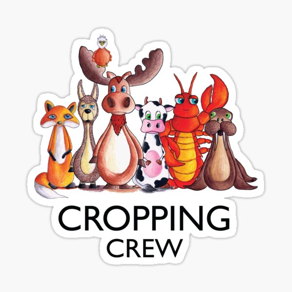 Custom Design Chandler Cropping Crew Sticker