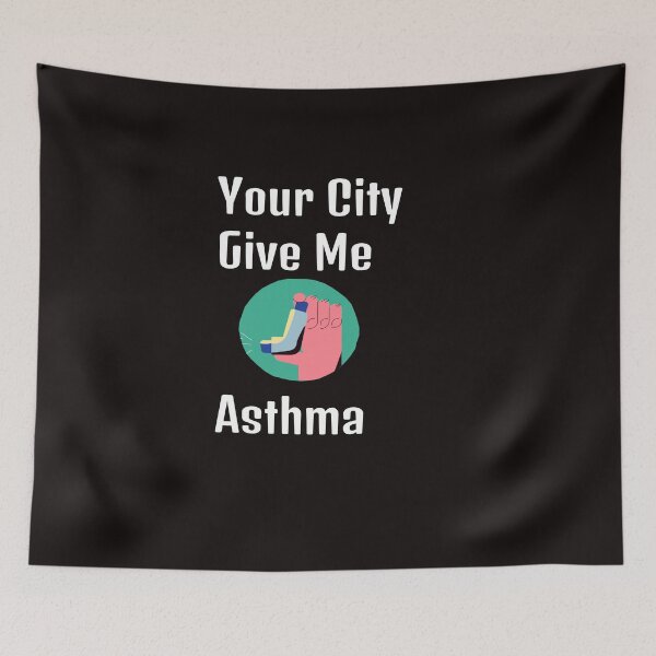 Item preview, Black Your City Gave Me Asthma designed and sold by DamaliePierre.