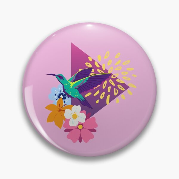 Item preview, Floral Hummingbird designed and sold by ManiaTeec.