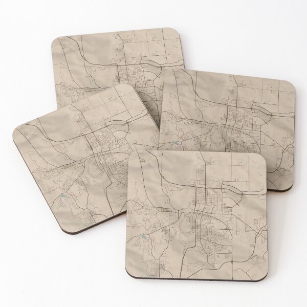Item preview, Rapid City Sepia Map designed and sold by CPTVDesign.