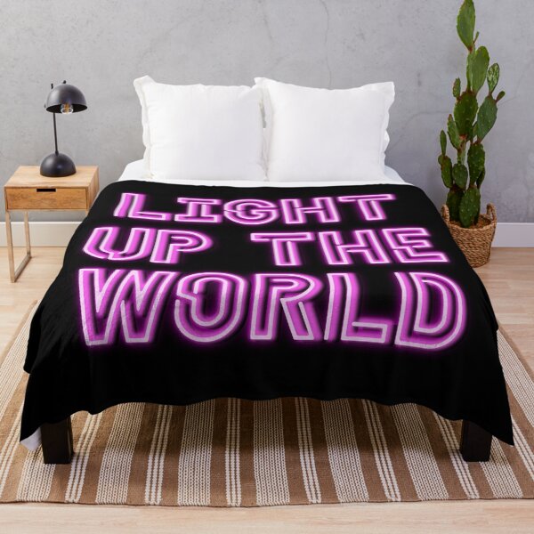 Item preview, Purple Light Up The World designed and sold by Elle Hazlett.