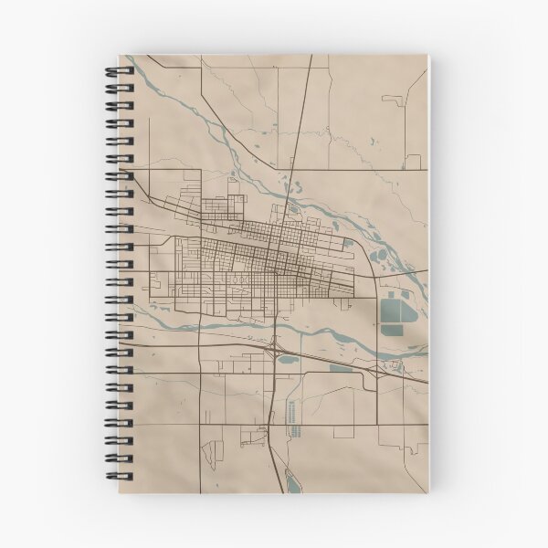 Item preview, North Platte Sepia Map designed and sold by CPTVDesign.
