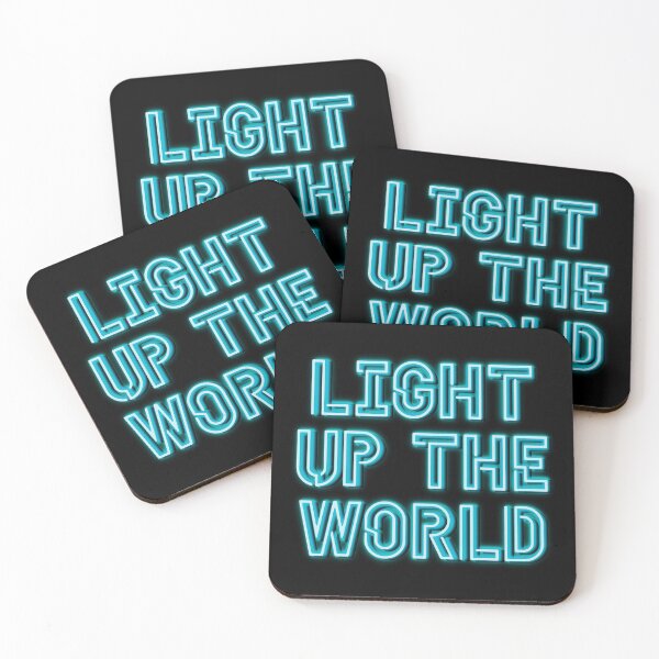Item preview, Teal Light Up The World designed and sold by Elle  Hazlett.