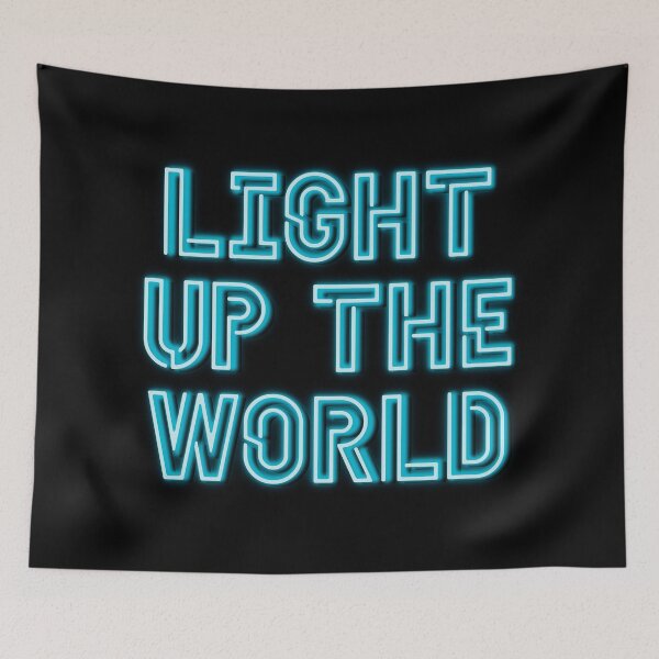 Item preview, Teal Light Up The World designed and sold by Elle  Hazlett.